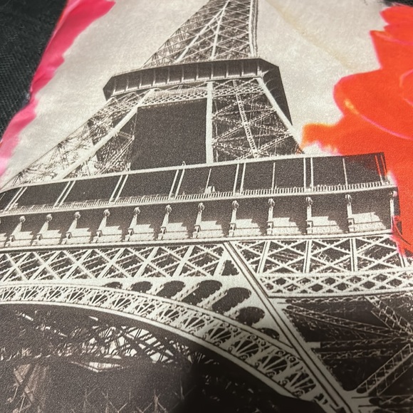 Y2K vintage Paris Eiffel Tower throw pillow - Picture 6 of 6